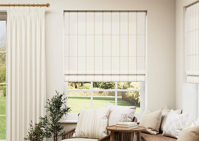 The British Stripe Co. Victoria, Dover No.1 - Twist&Fit Roman Blind - Image 3